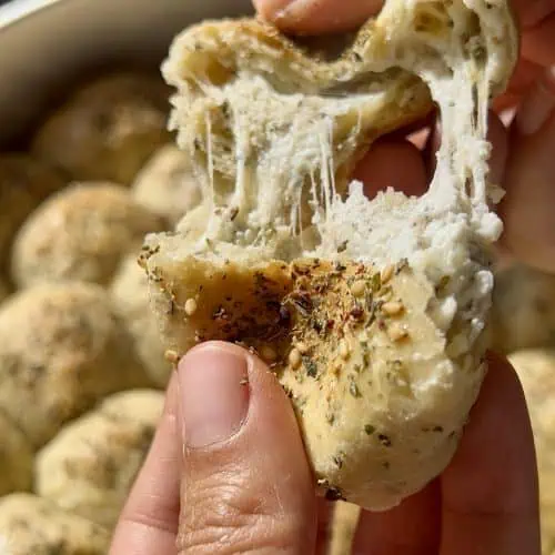Za'atar Buns cheese center shot